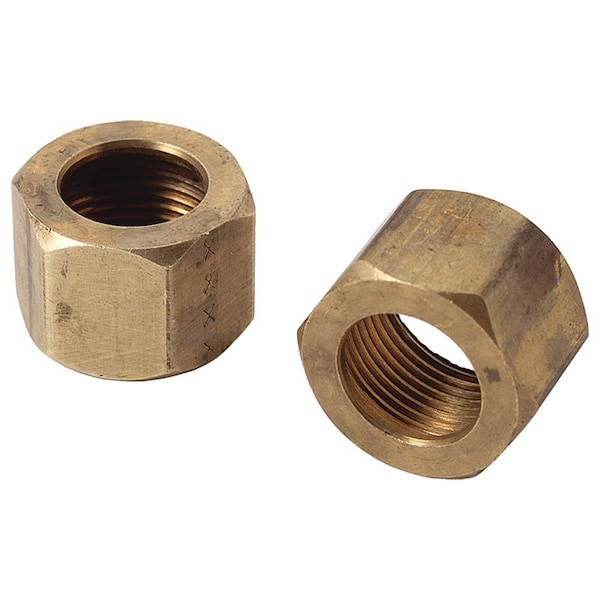 Thrifco Plumbing No. 61-C 7/8 Inch Lead-Free Brass Compression Nut 4401381 - main